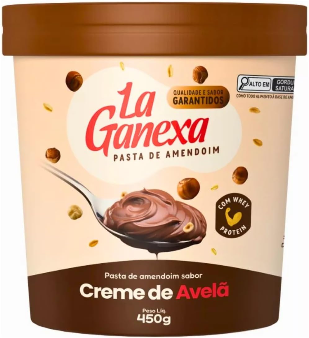 Pasta de Amendoim La Ganexa Creme de Avelã