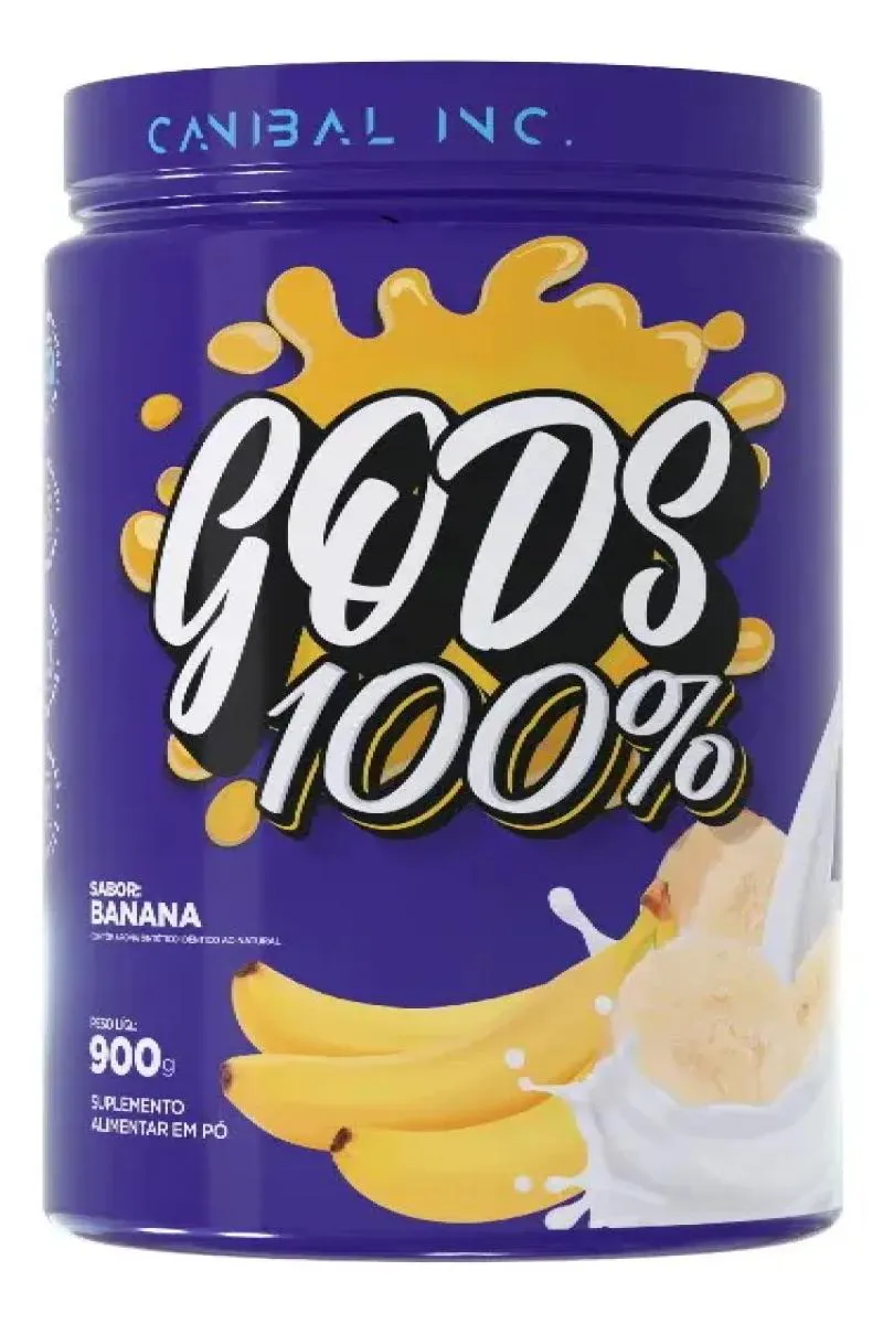 Gods Whey 100% Banana 900g